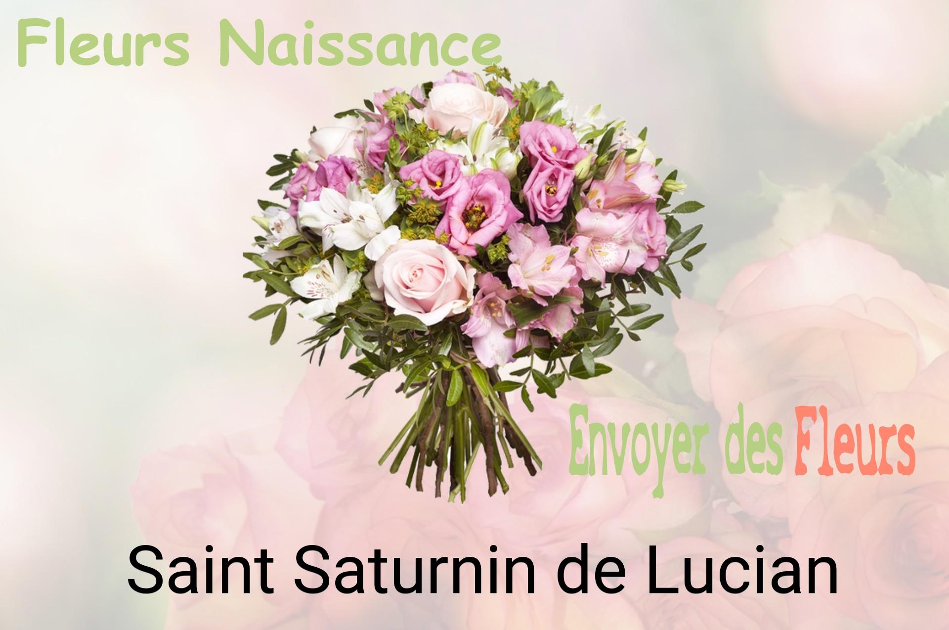 Bouquet de fleurs de naissance livré à Saint-Saturnin-de-Lucian